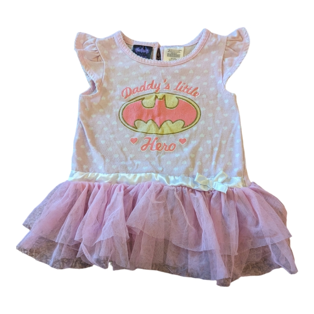 🏖️3/$20 Summer Sale🏖️Batman "Daddy's Little Hero" Tutu Dress